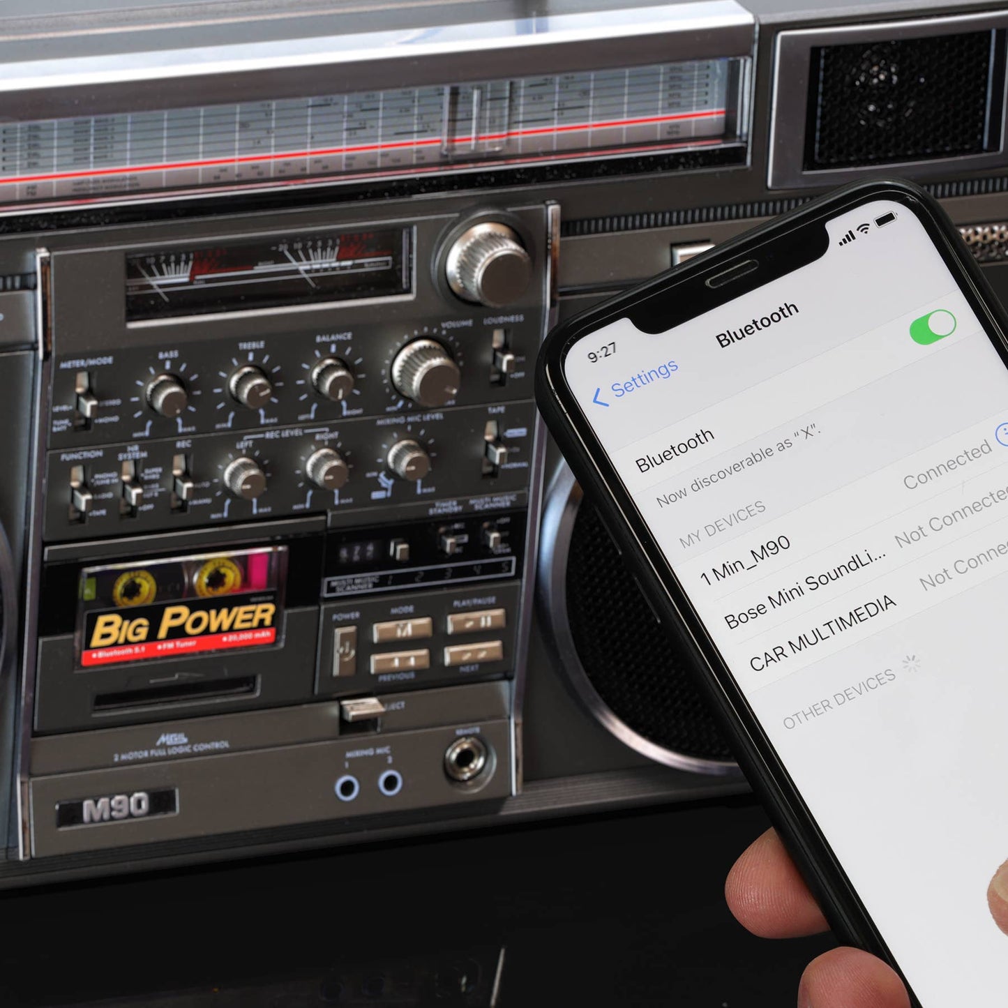 M90 MINI Bluetooth Radio Blaster by New Wave Toys