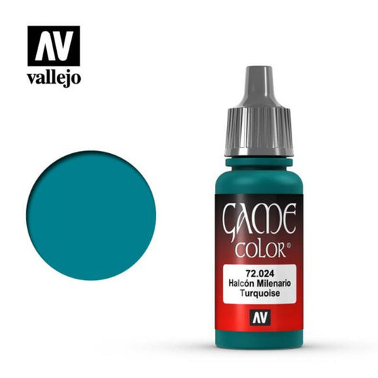Vallejo Game Color Paint: Turquoise 17 ml.