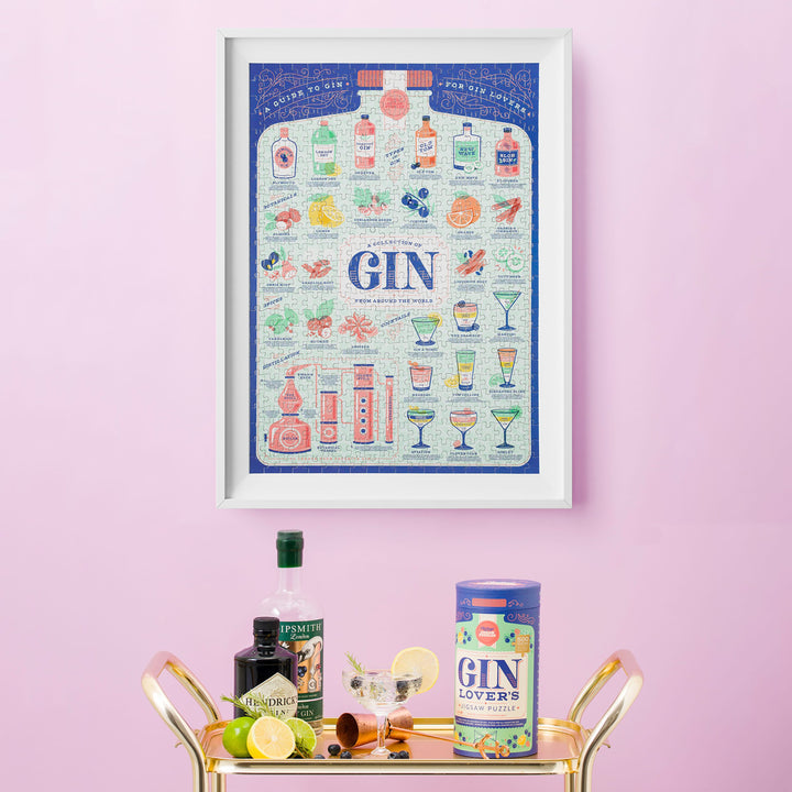 Ridley's Games Puzzles: Jigsaw Puzzle - 500 Pieces - Gin Lover's
