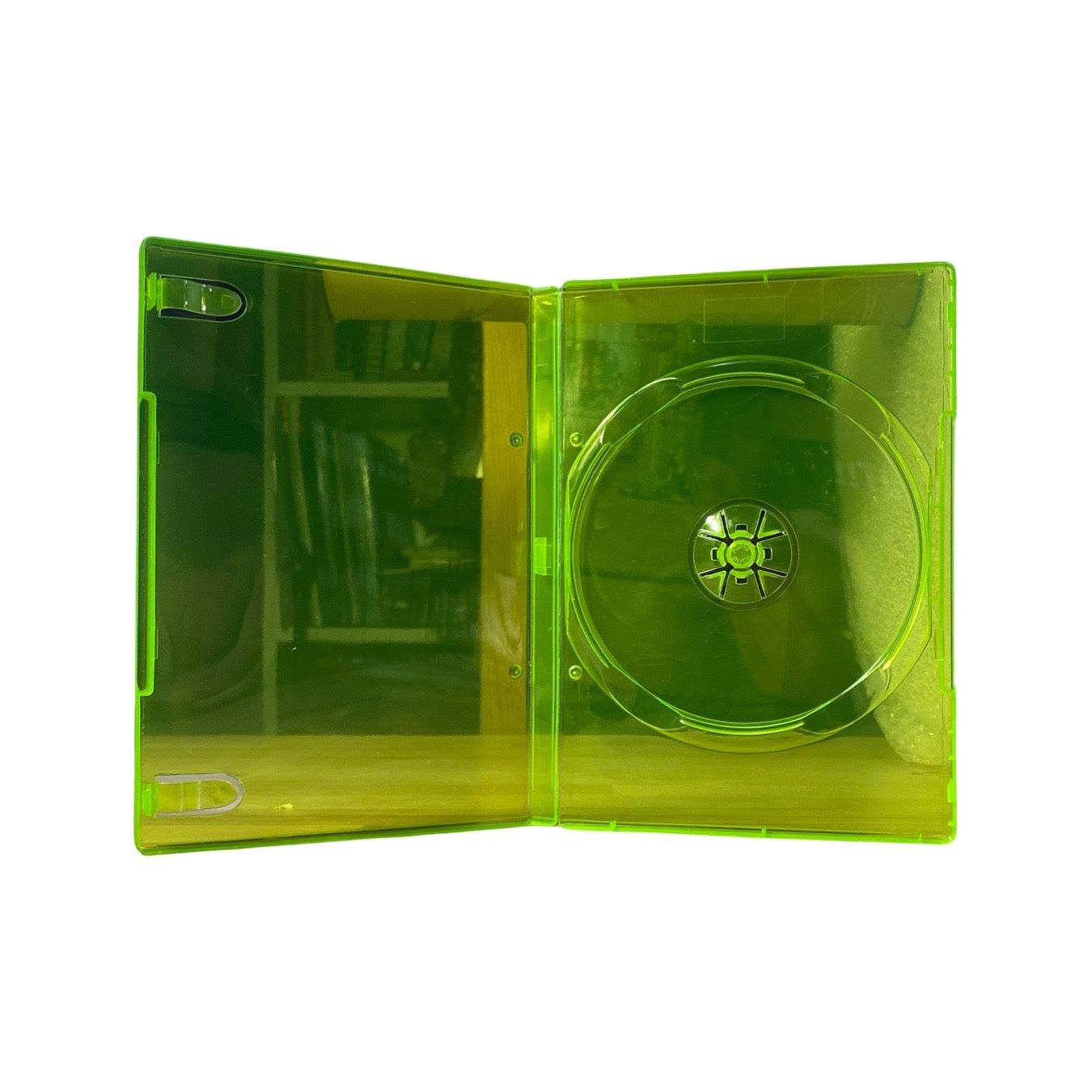 XBOX 360 Translucent Green Video Game Replacement Shell Storage Case