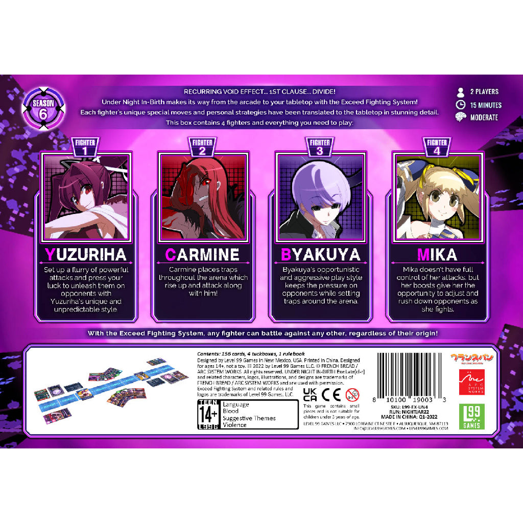 Exceed: Under Night In-Birth - Yuzuriha Box