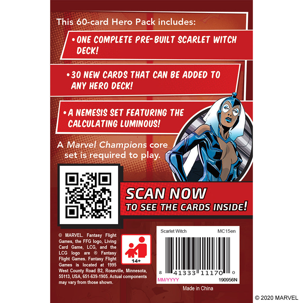 MARVEL CHAMPIONS LCG: SCARLET WITCH HERO PACK