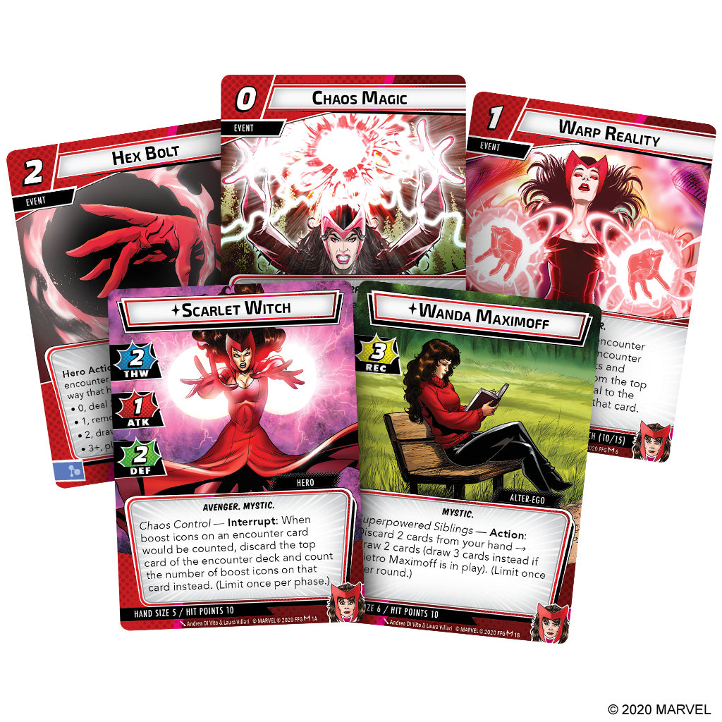MARVEL CHAMPIONS LCG: SCARLET WITCH HERO PACK