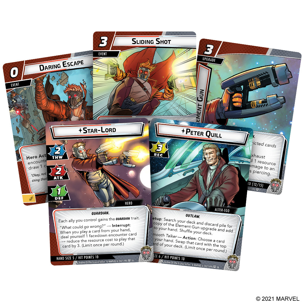 MARVEL CHAMPIONS LCG: STAR LORD HERO PACK