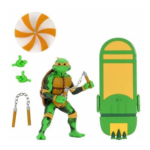 NECA Teenage Mutant Ninja Turtles Turtles in Time Series 2 Michelangelo 7-Inch Action Figure