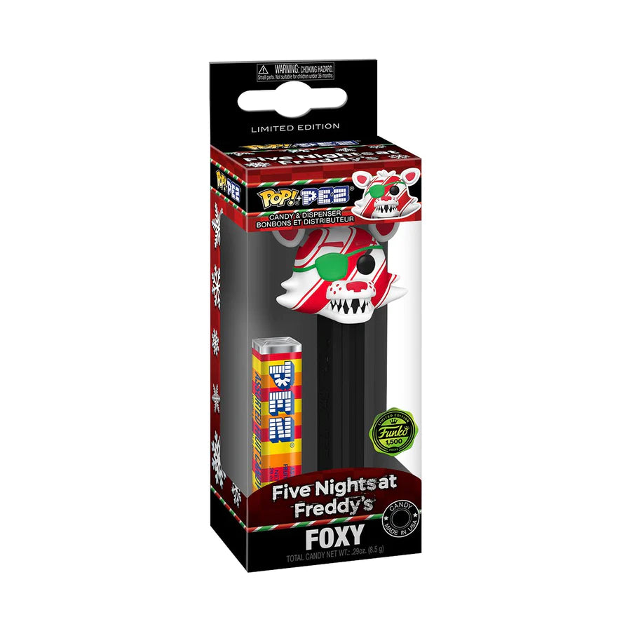 Pop Pez Fnaf Holiday Foxy Candy Cane Pez