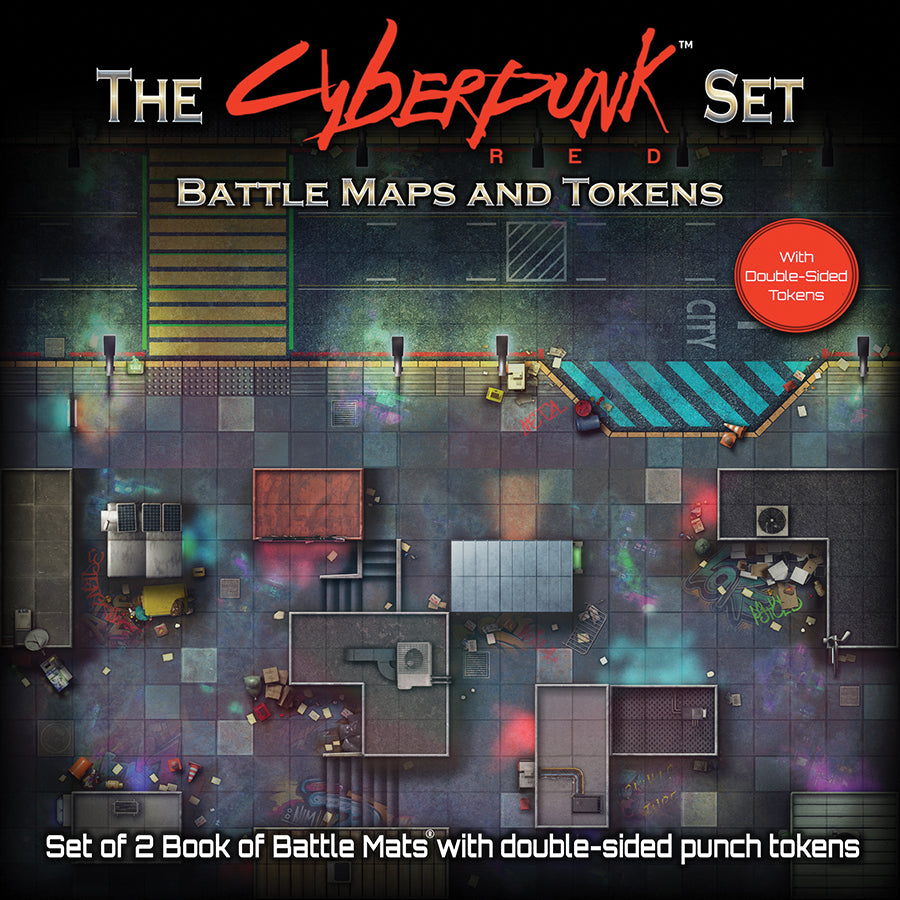 Cyberpunk RED: Book of Battle Mats & Tokens