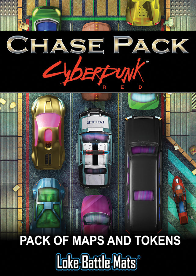 Cyberpunk RED: Chase Pack - Maps and Tokens