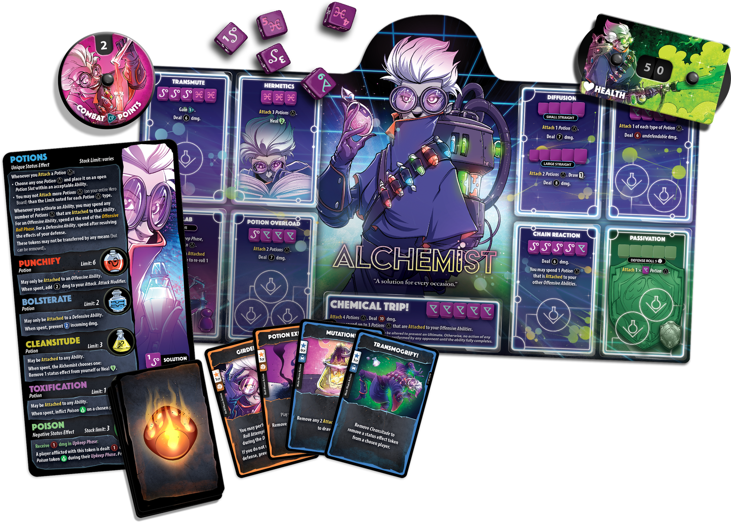 Dice Throne: Hero Pack - Alchemist