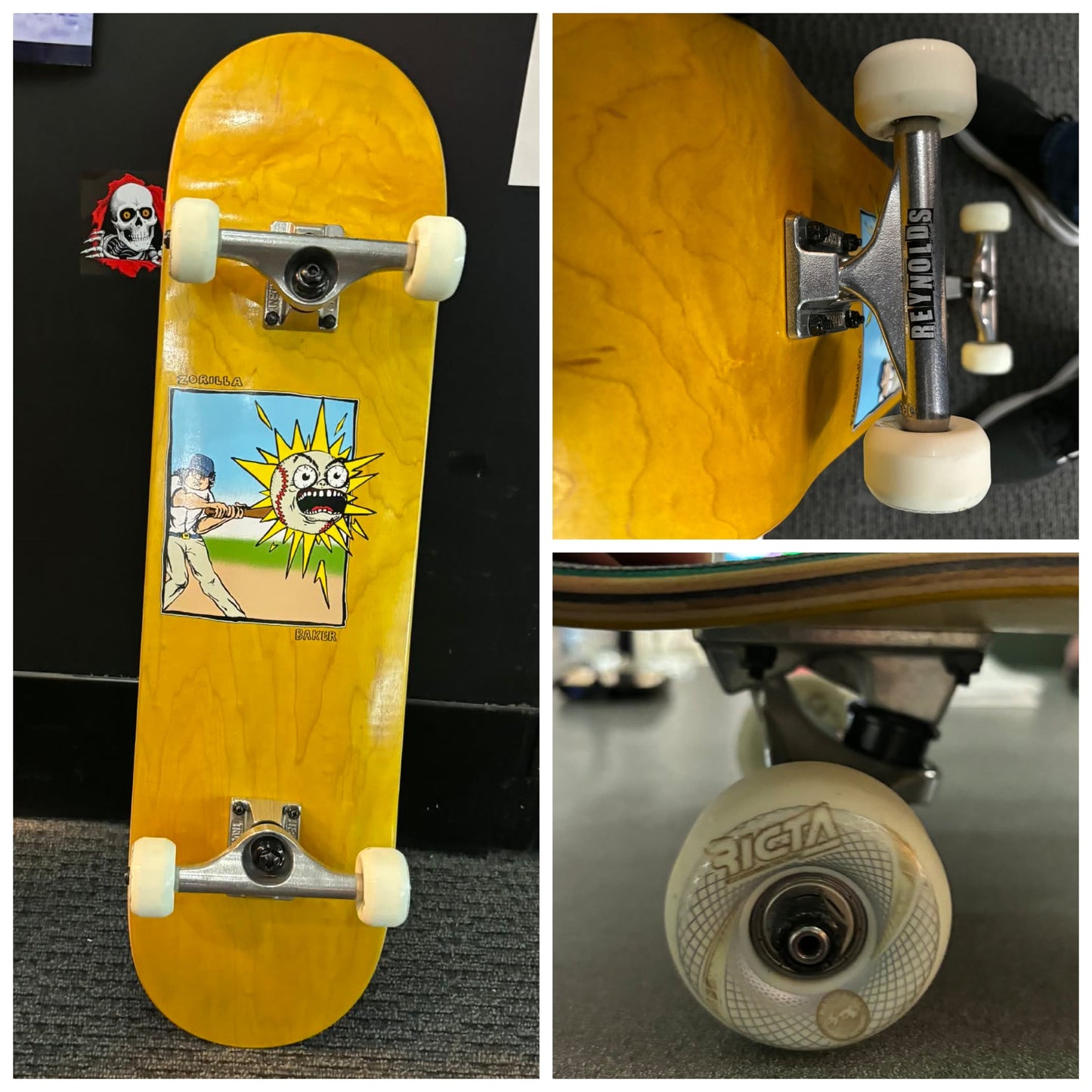 Baker Rowan Creamer 8.125" Complete Skateboard Deck