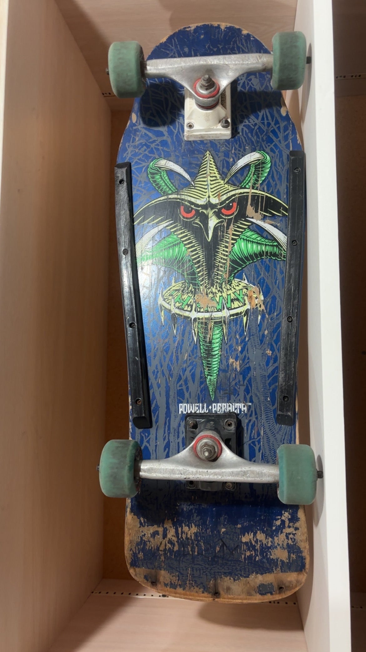 Powell Peralta Tony Hawk Claw Blue Original 80s USED Complete