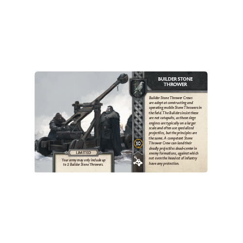 A Song of Ice & Fire: Night's Watch Stone Thrower Crew Expansion