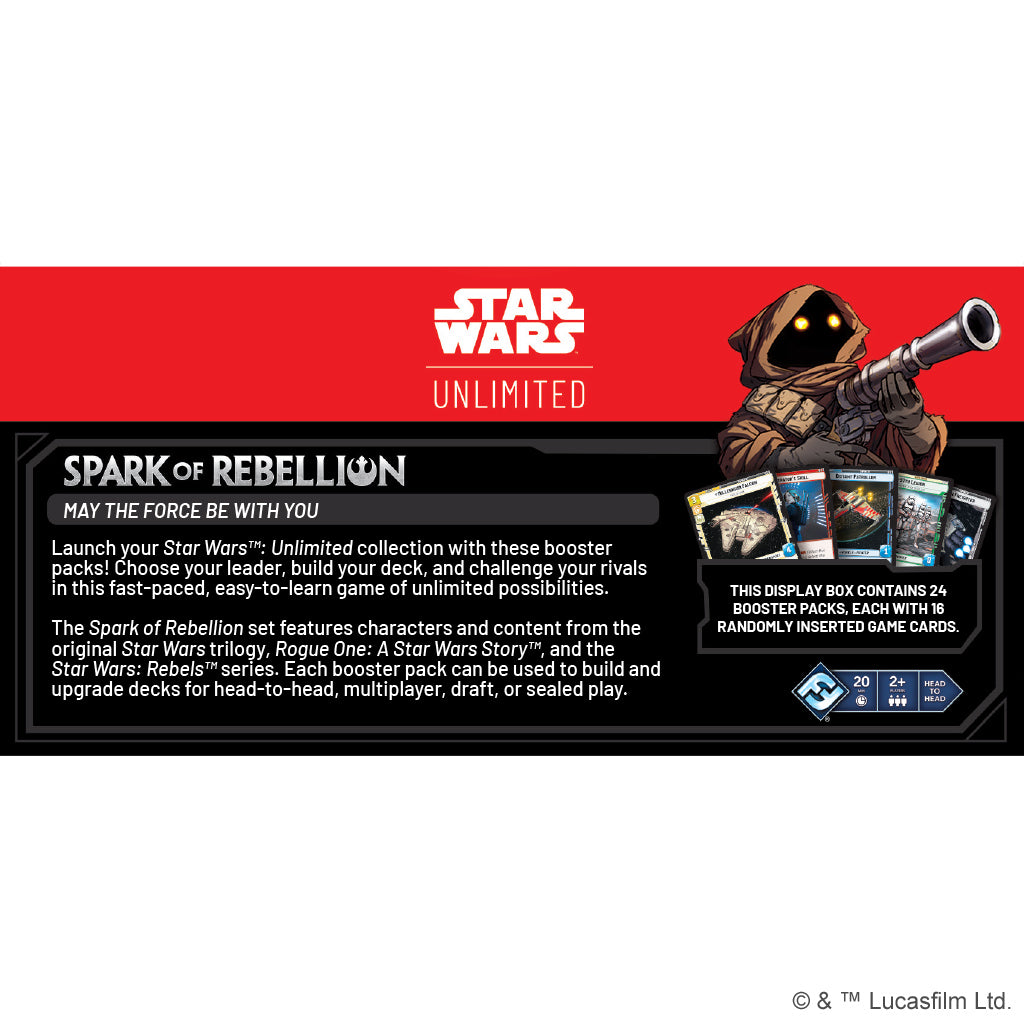 Star Wars: Unlimited TCG: Spark of Rebellion Booster Box