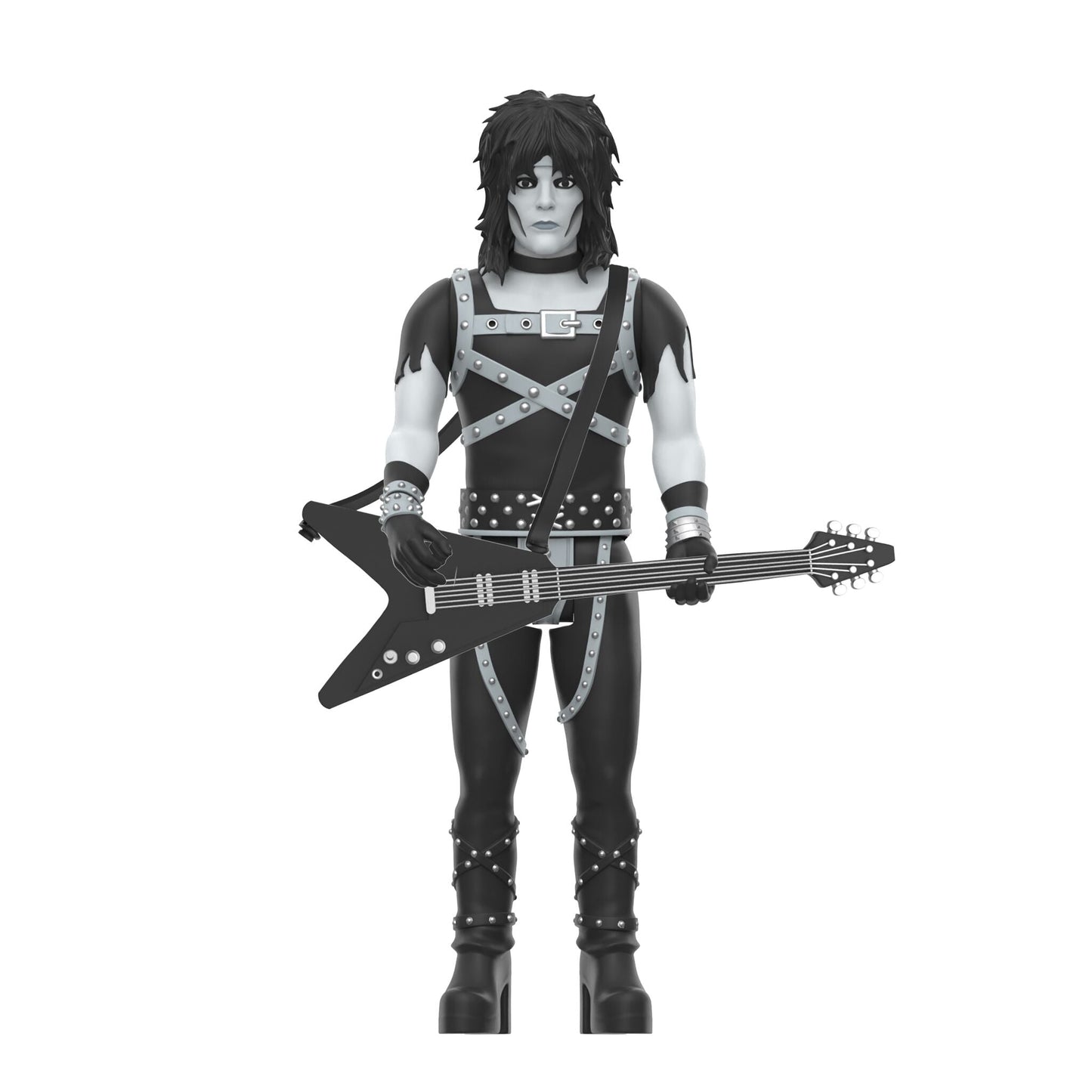 Super7 x Mötley Crüe - Mick Mars (Shout At The Devil B&W) ReAction Figure