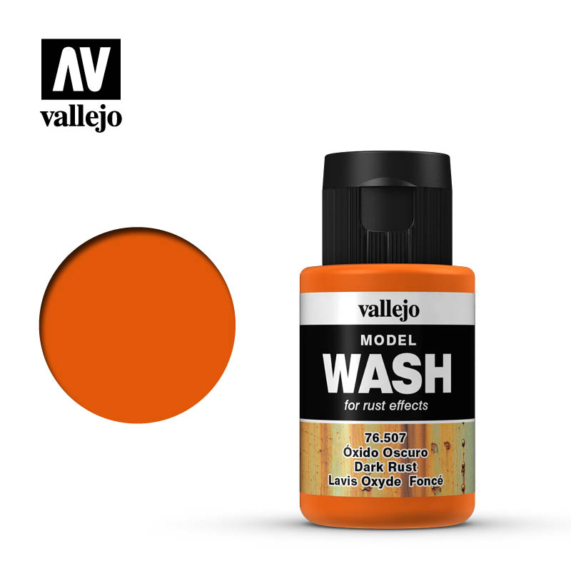 Model Wash: Dark Rust
