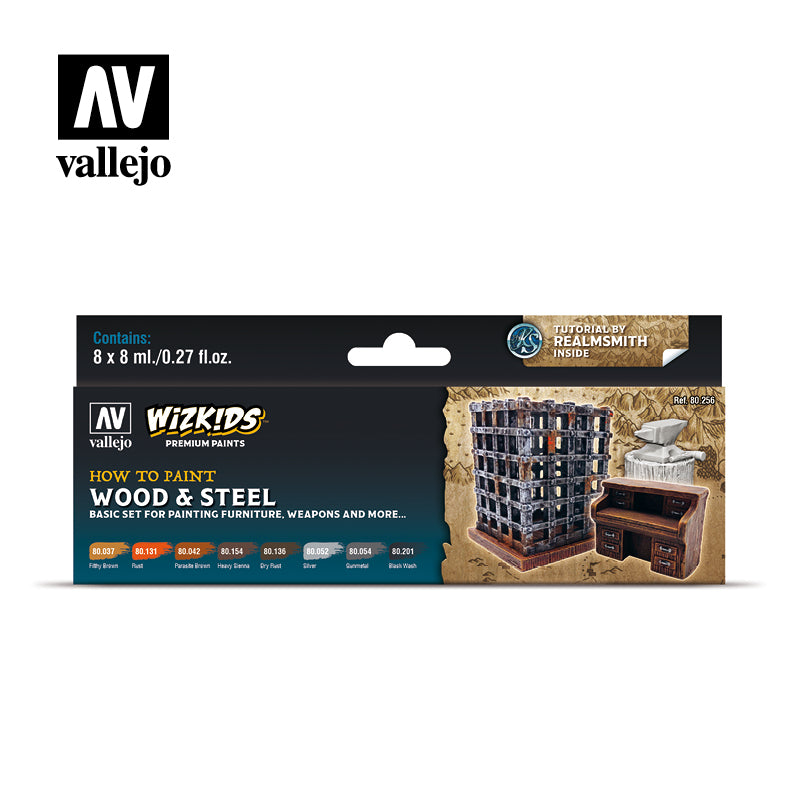 Wizkids Premium Paints: How to Paint Wood & Steel