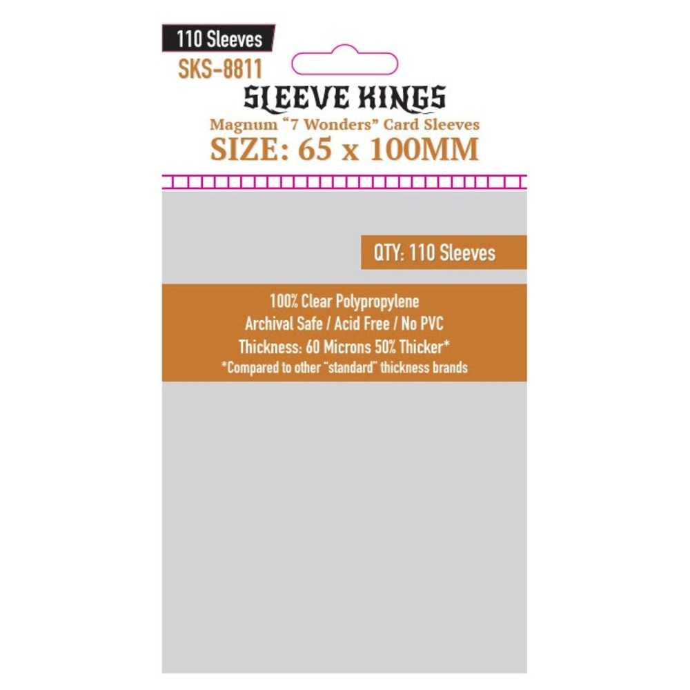 7 wonders card sleeves Magnum 7 Wonders Card Sleeves (65x100mm)