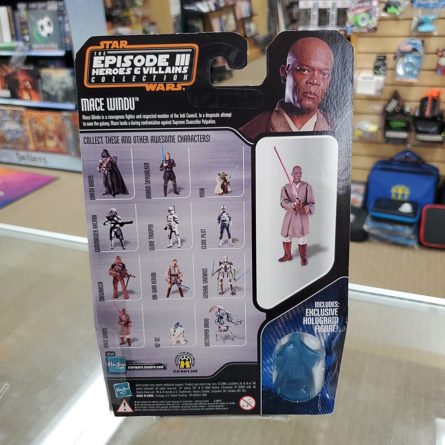 Mace Windu - Epidode III Heroes & Villains Collection Saga Collection Action Figure