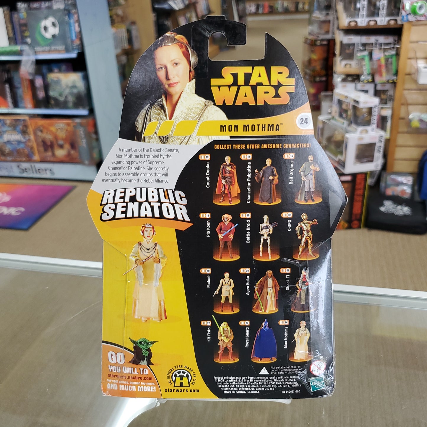 Mon Mothma (Republic Senator) - Star Wars Revenge of the Sith Action Figure