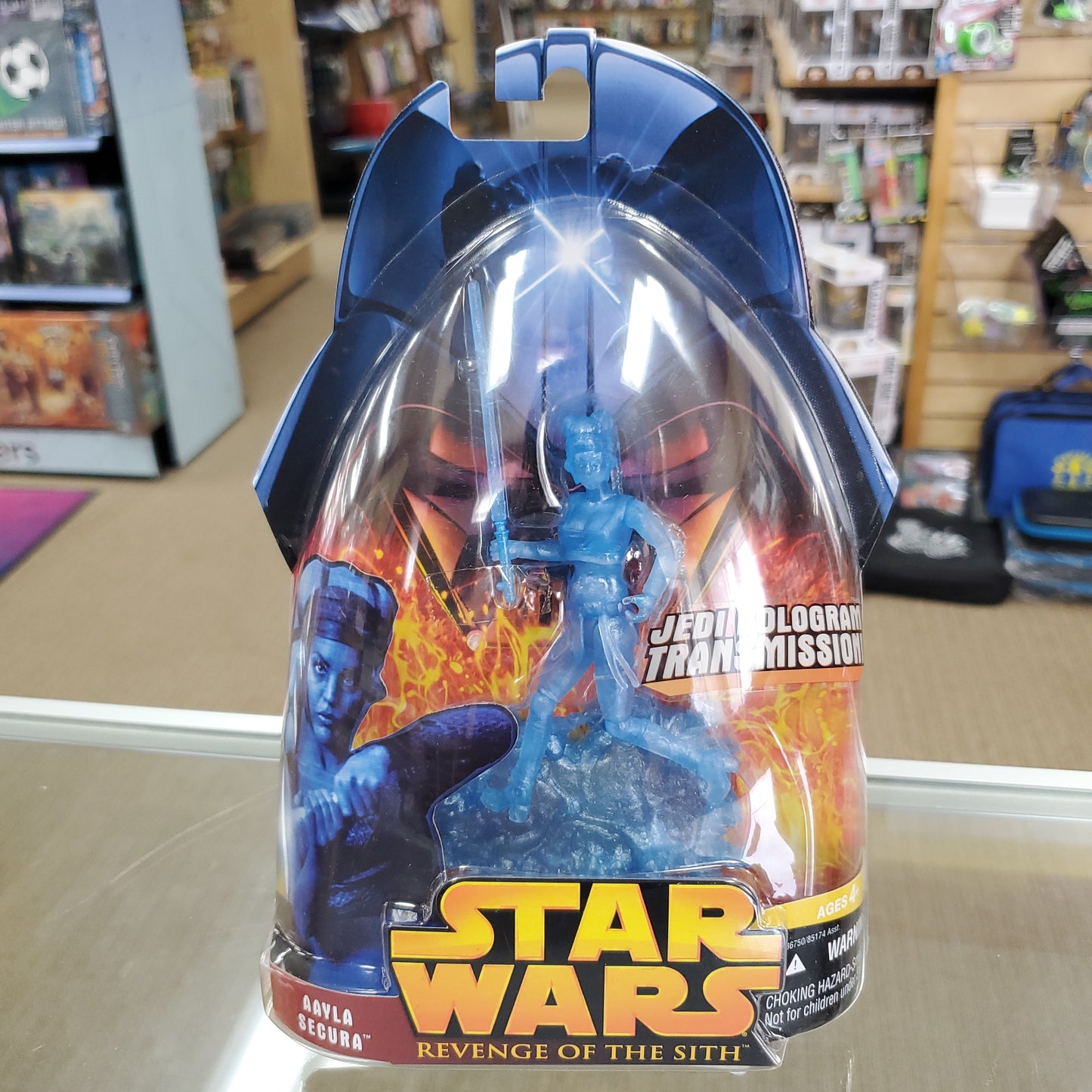 Aayla Secura (Hologram Transmission) - Star Wars Revenge of the Sith Action Figure