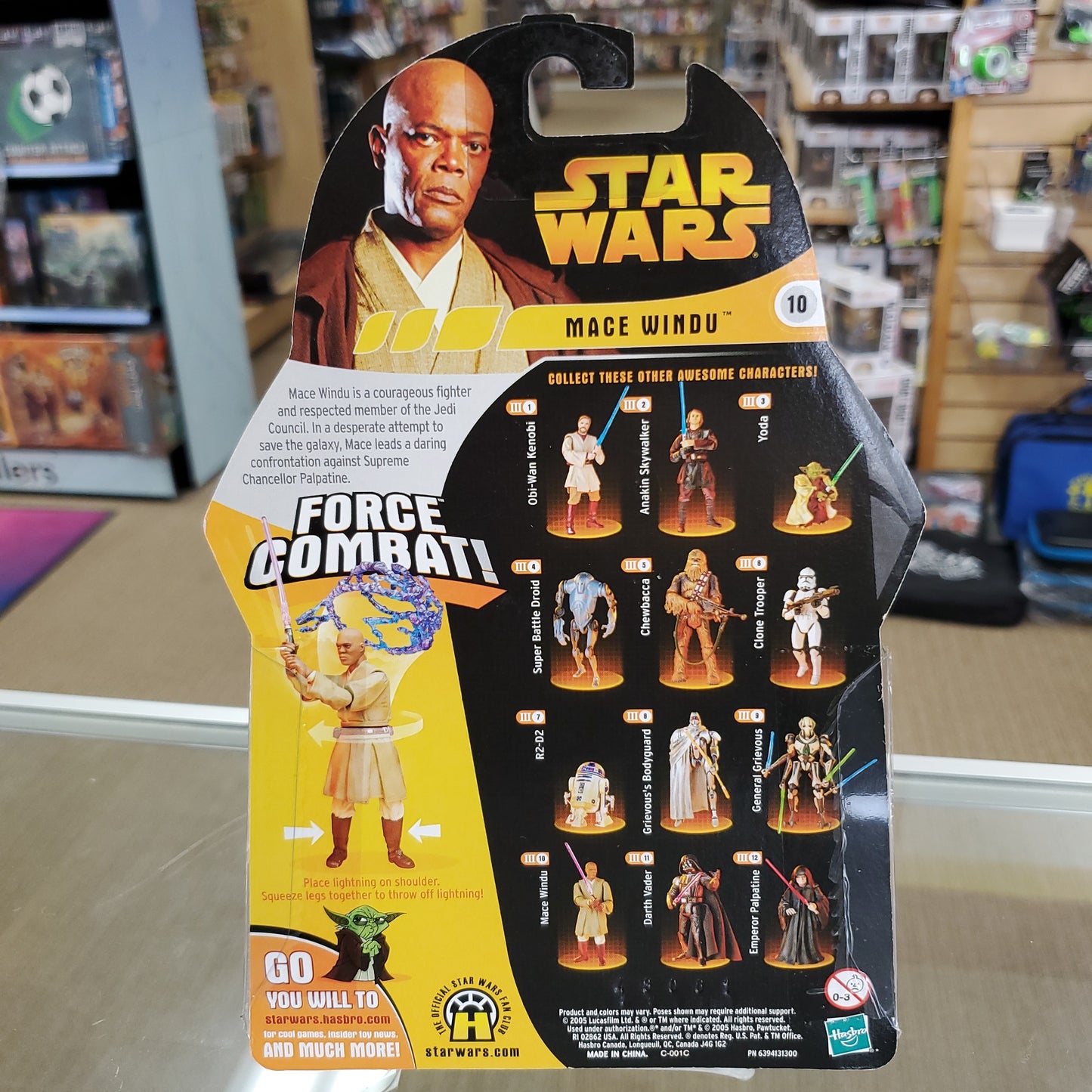 Mace Windu (Force Combat) - Star Wars Revenge of the Sith Action Figure