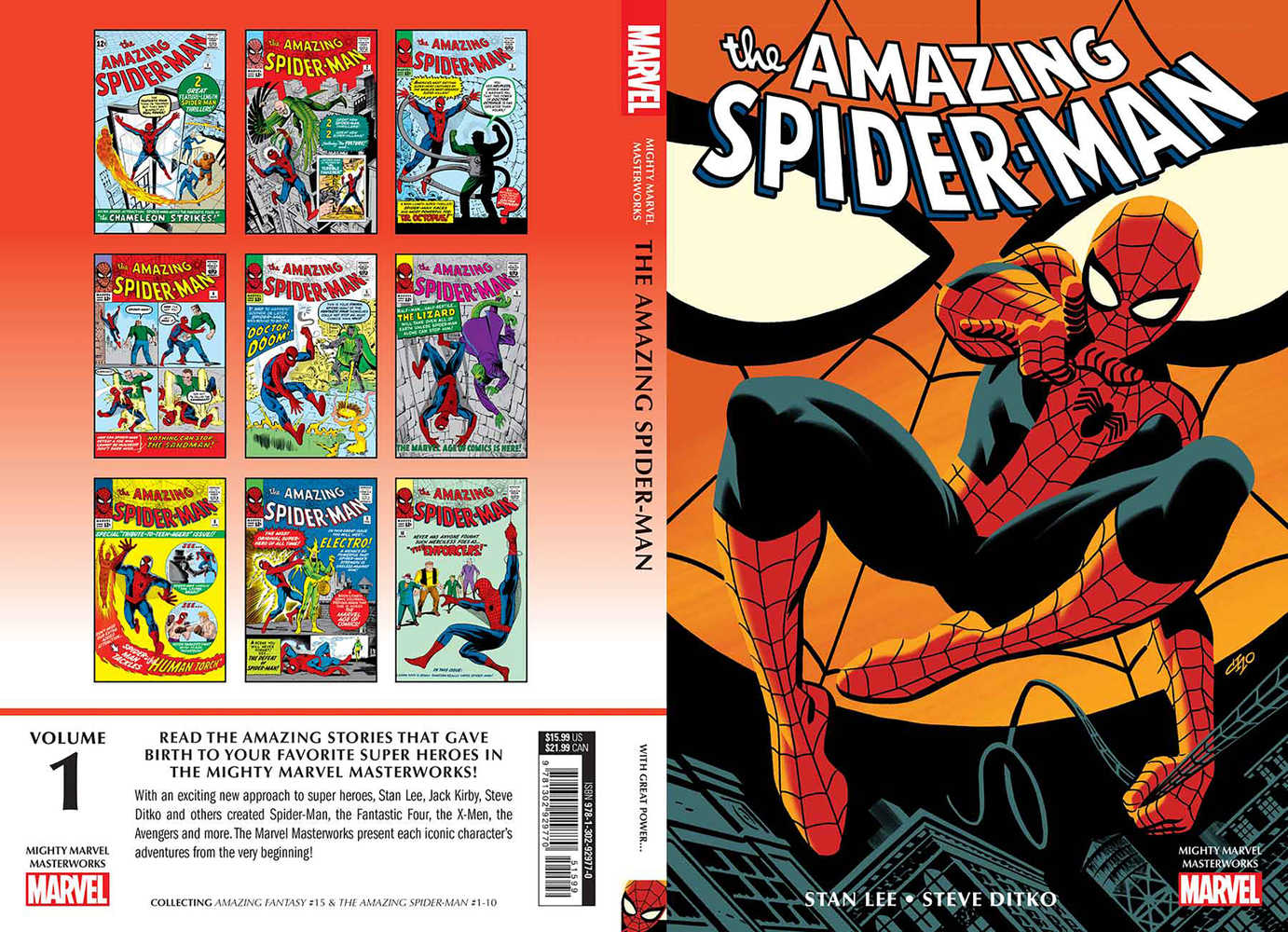 Mighty Marvel Masterworks Amazing Spider-Man Great Power Graphic Novel TPB Cho Cover