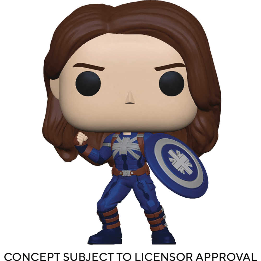 FUNKO Pop Marvel What If S3 Captain Carter Stealth Vinyl Figure