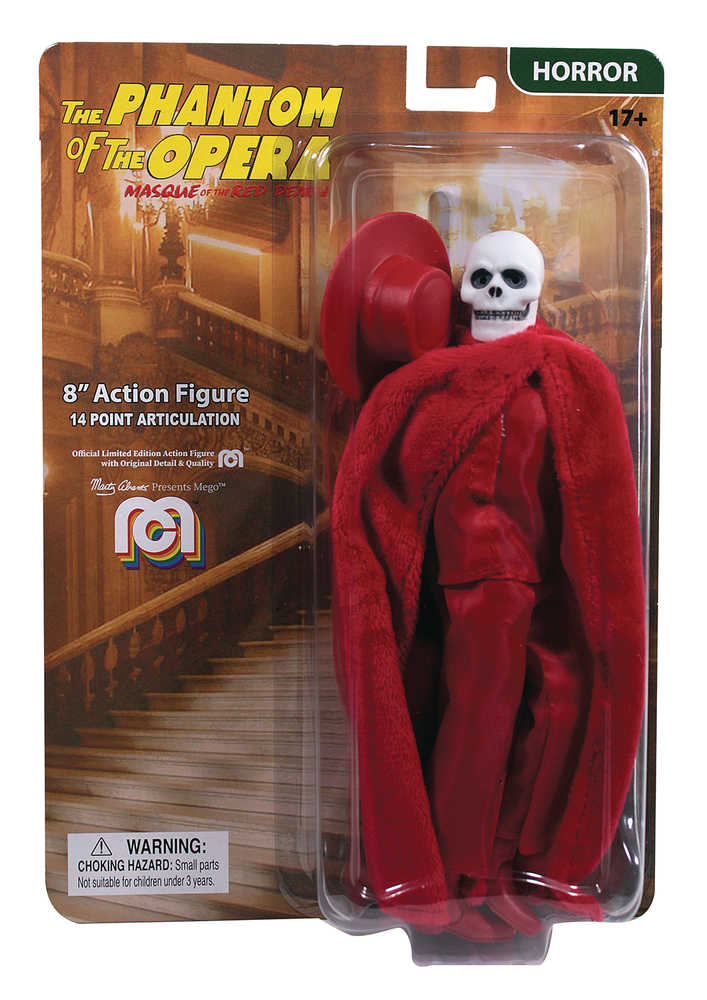 Mego Horror Phantom Of The Opera Red Death 8in Action Figure