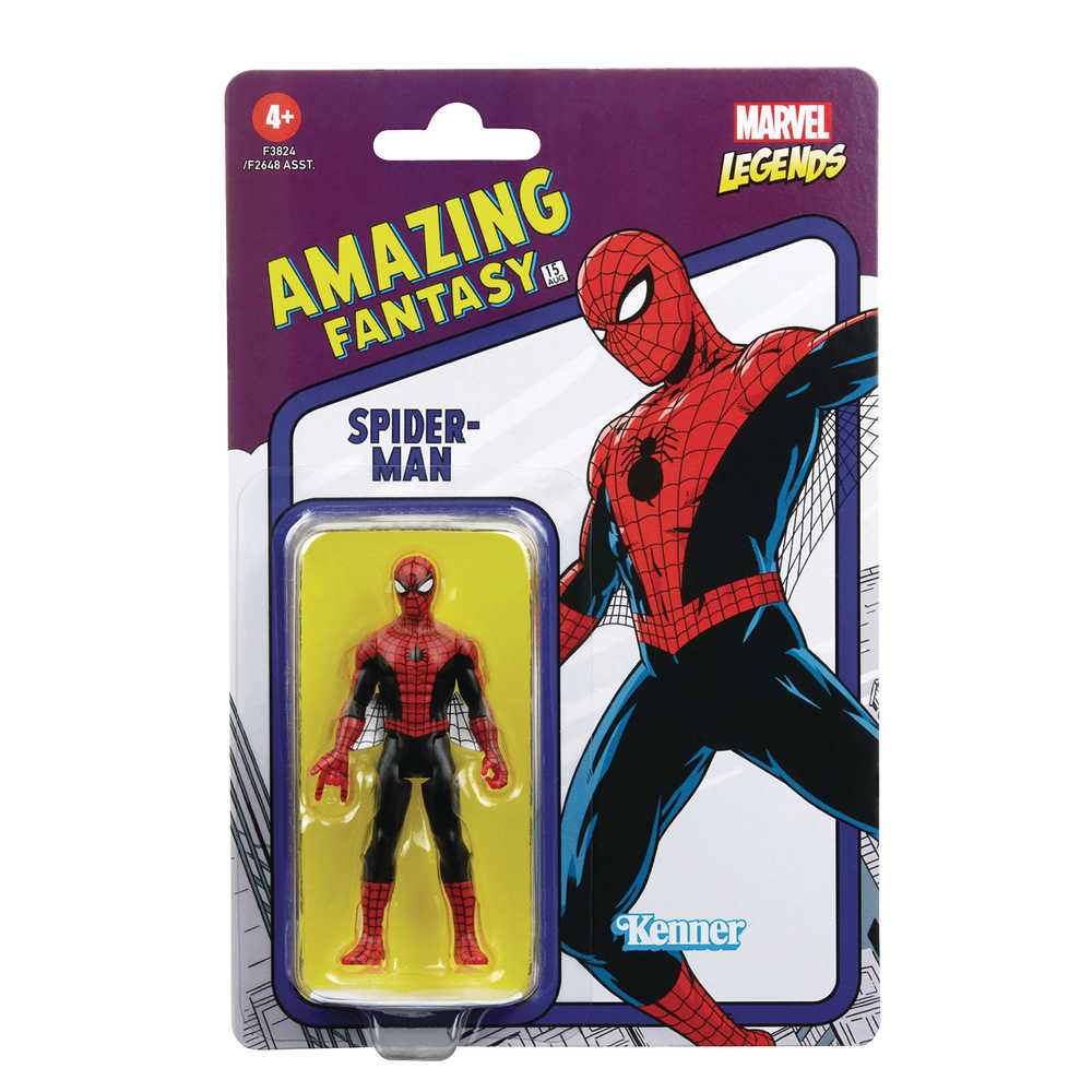 Marvel Retro Legends 3-3/4in Spider-Man Action Figure Case