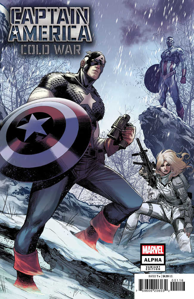 Captain America Cold War Alpha #1 25 Checchetto Variant