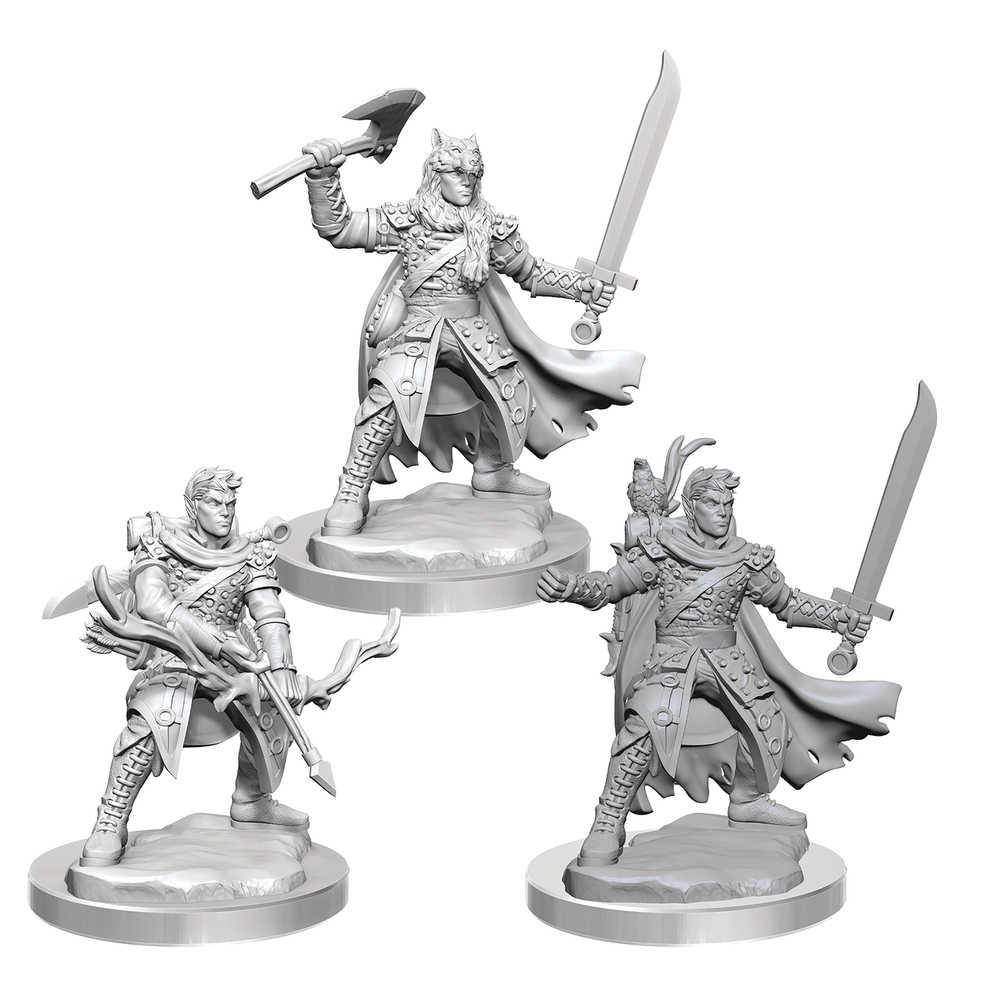 D&D Frameworks Male Half Elf Ranger Mini