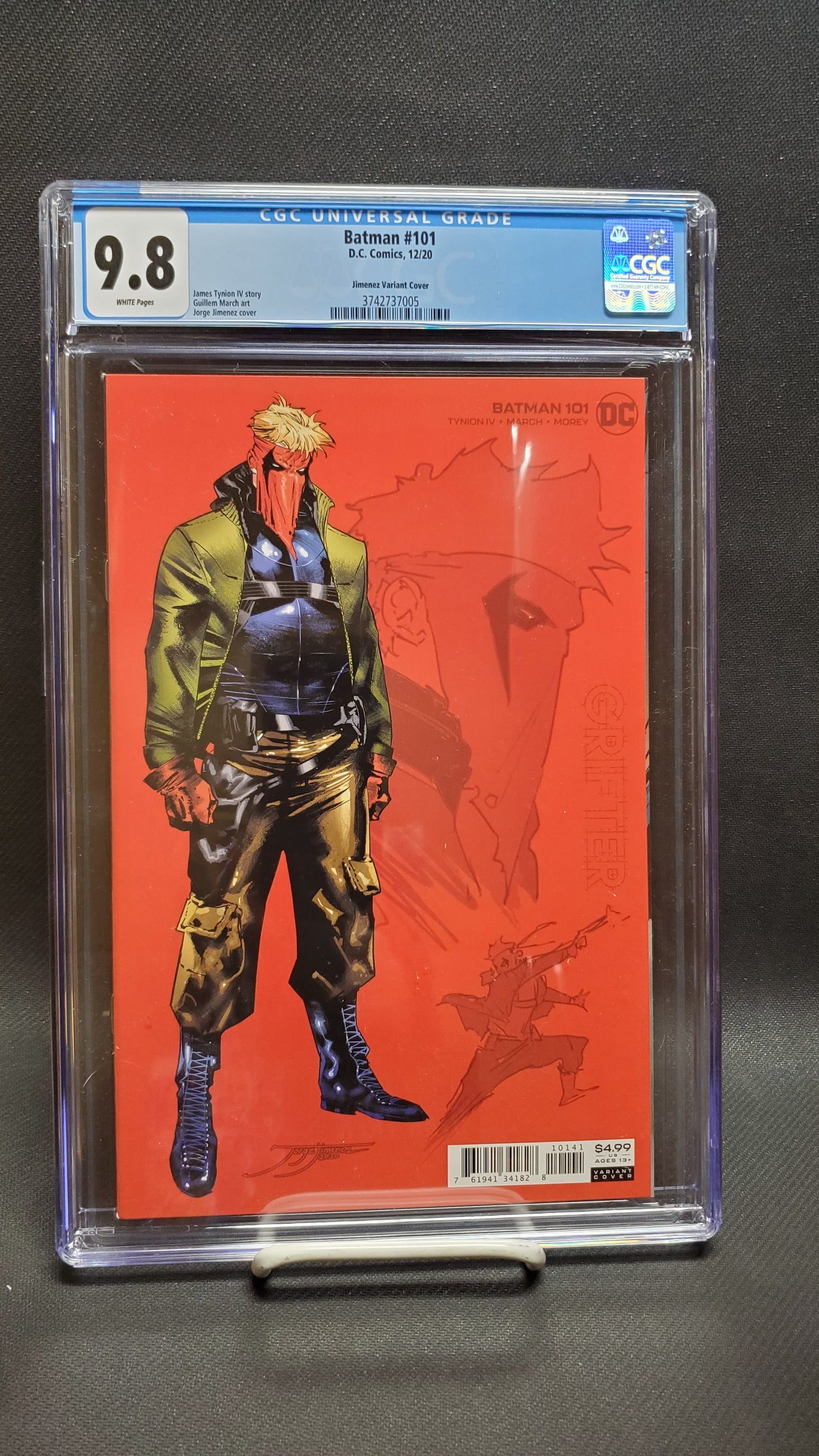 Batman #101 Jimenez 1:25 Variant cover - CGC 9.8 - Joker War - Tynion