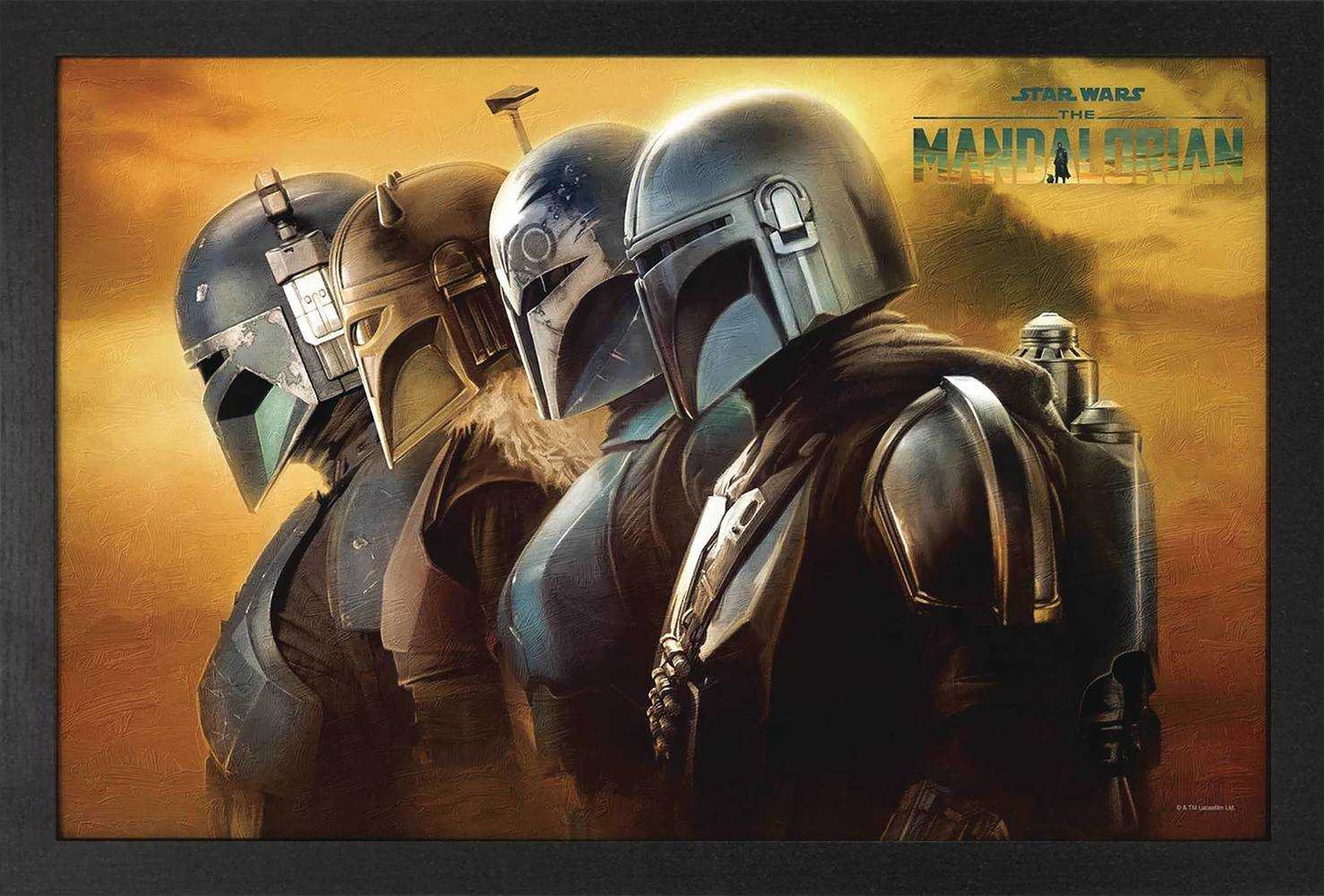 Mandalorian Season 3 Mandalorian Lineup Framed Print