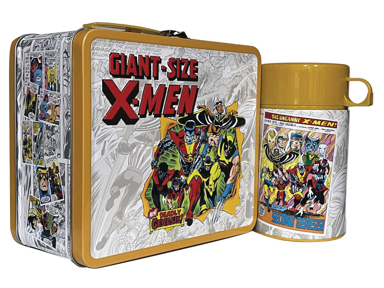 Tin Titans Giant Size X-Men Previews Exclusive Lunch Box W/Beverage Container