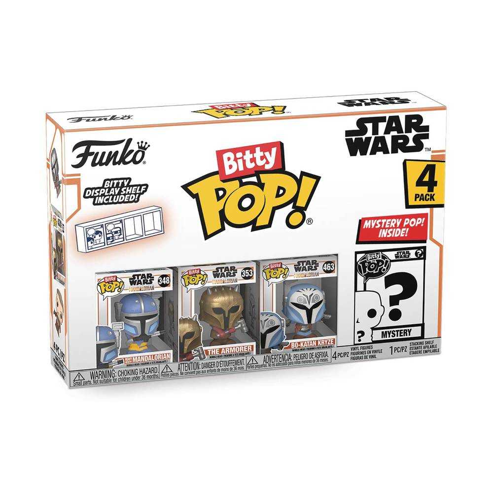 Bitty Pop Mandalorian Heavy Mandalorian 4pk Vinyl Figure