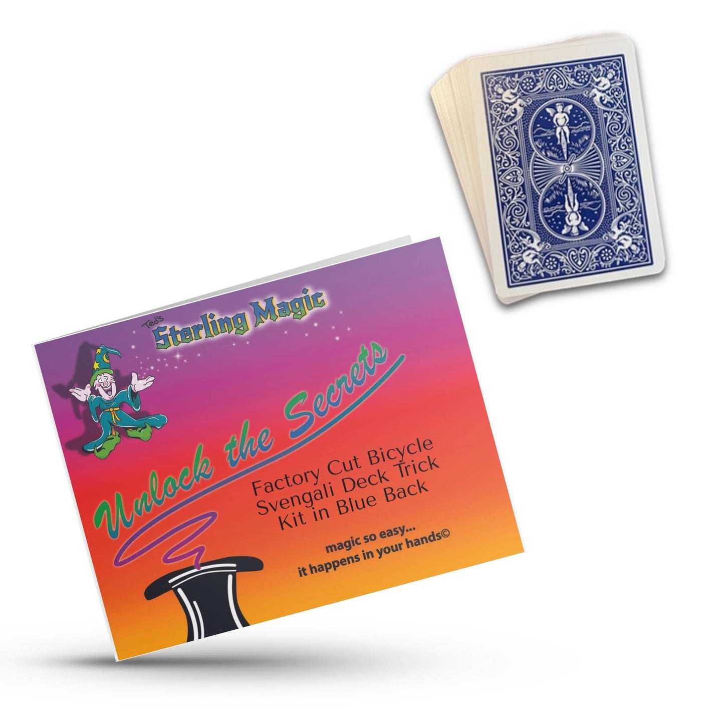 TSM Factory Cut Bicycle Svengali Deck - Red Back