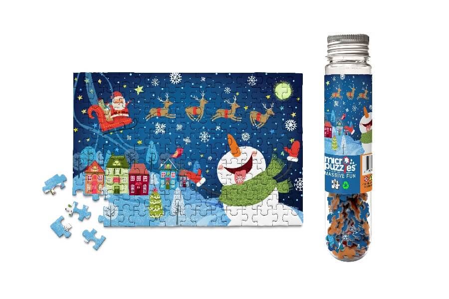 Holidays - Here Comes Santa MicroPuzzle Mini Jigsaw Puzzle