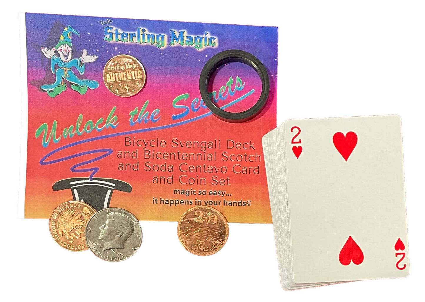 Ted's Magic Bicycle Svengali Deck and Bicentennial Scotch - Blue Back