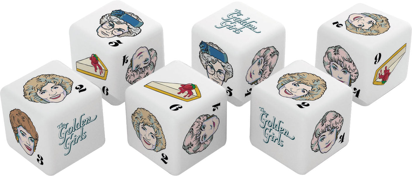 The Golden Girls d6 Dice Set (6)