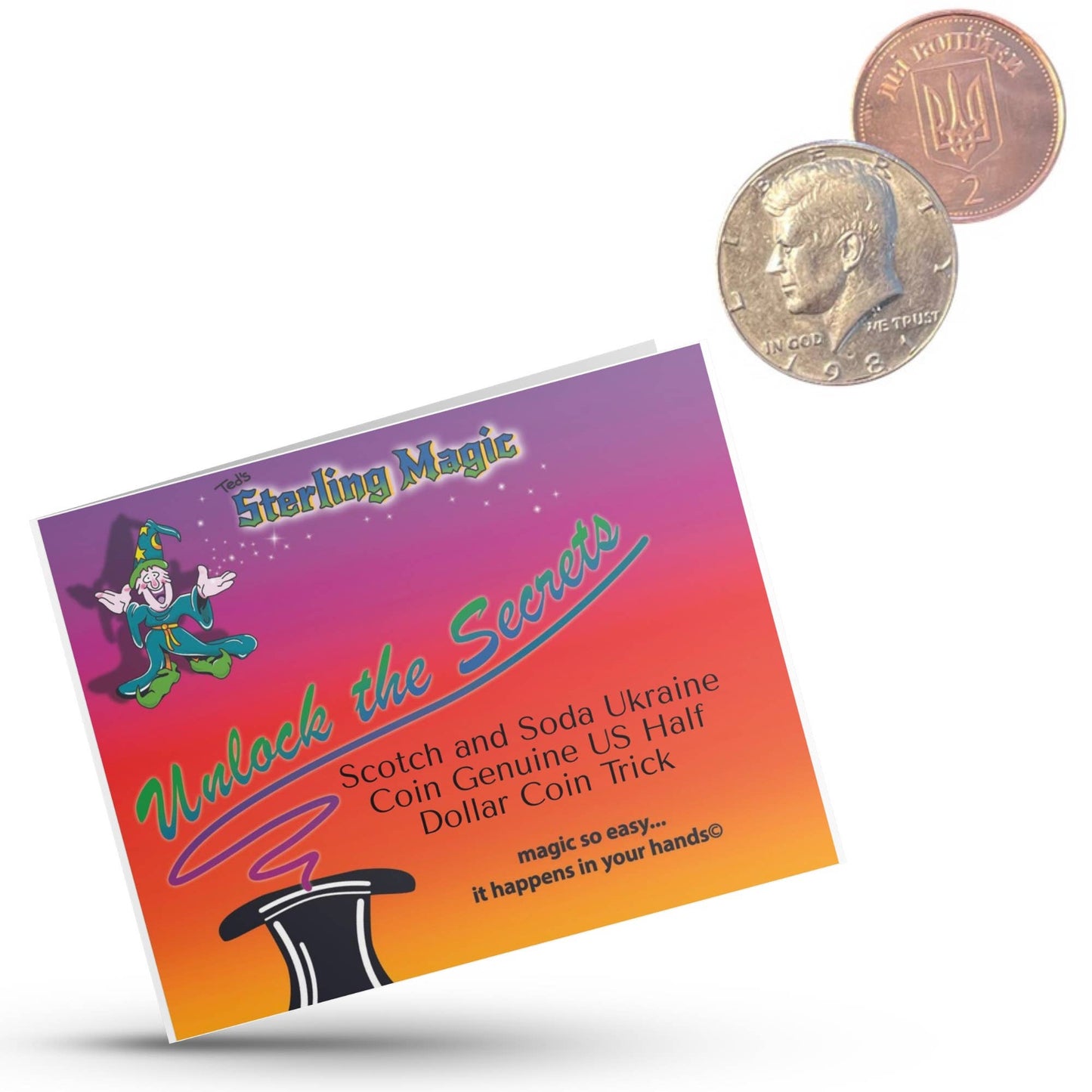 Ted’s Sterling Magic Scotch and Soda Ukraine Coin Trick