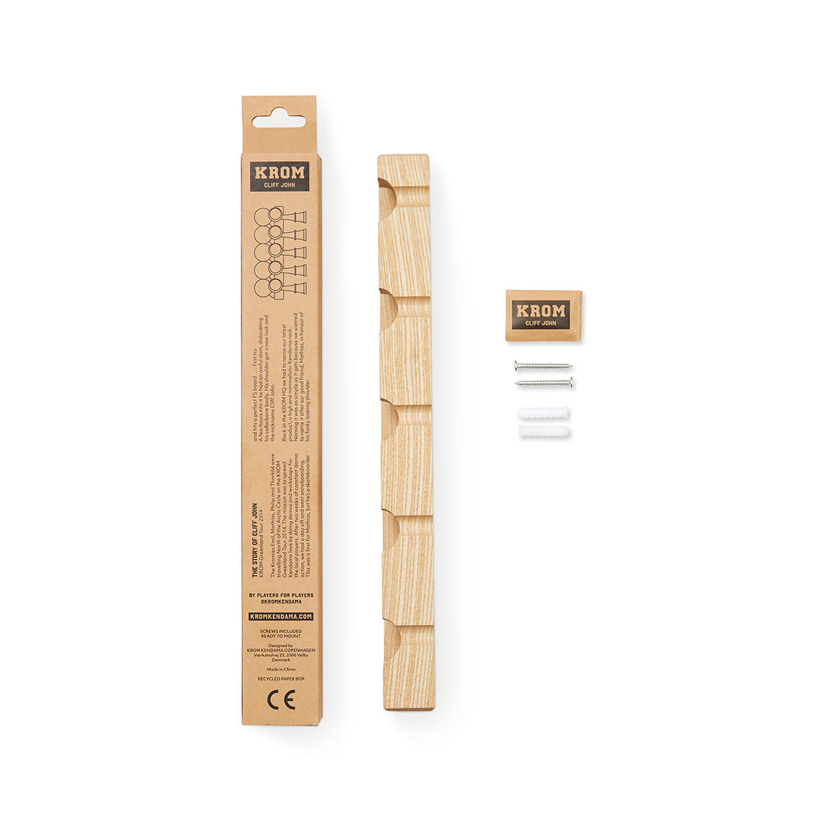 KROM CLIFF JOHN Kendama Holder - Rubberwood
