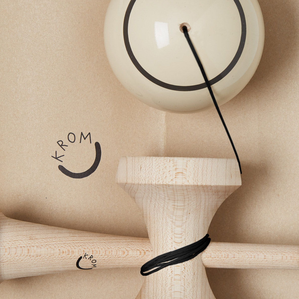 KROM GAS - CREAM Kendama