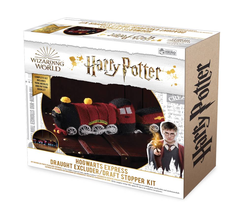 HP WIZARDING WORLD KNIT KITS HOGWARTS EXPRESS DRAUGHT EXCLUDER