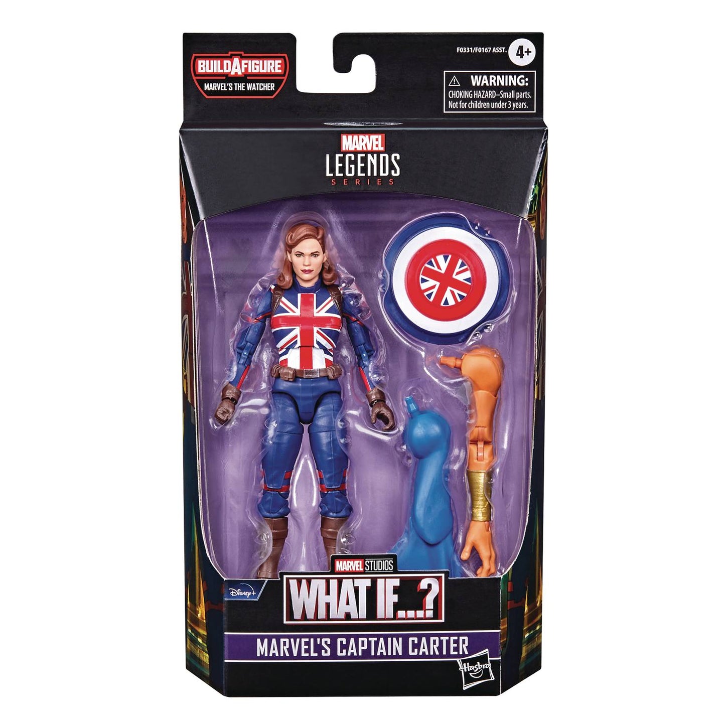MARVEL DISNEY PLUS LEGENDS 6IN CAPTAIN CARTER Action Figure