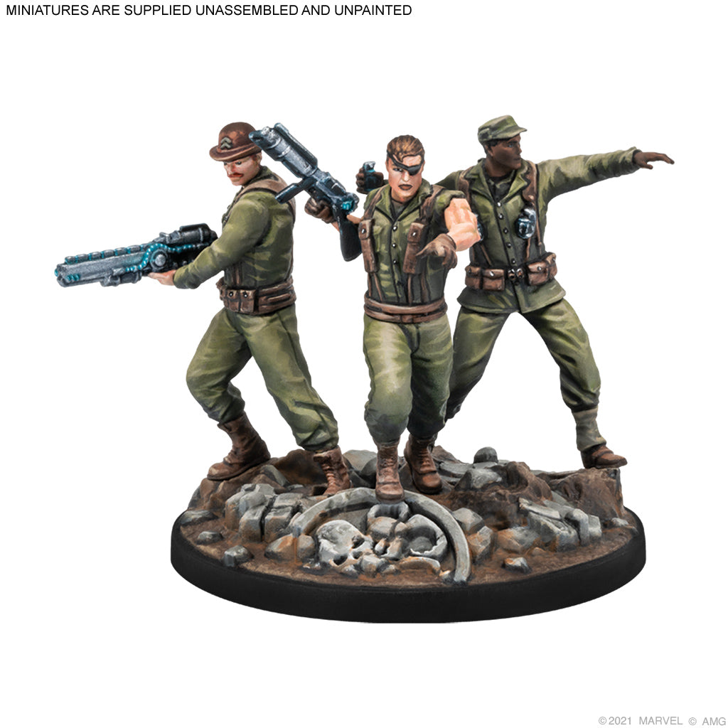 Marvel Crisis Protocol: Nick Fury, SR. and Howling Commandos
