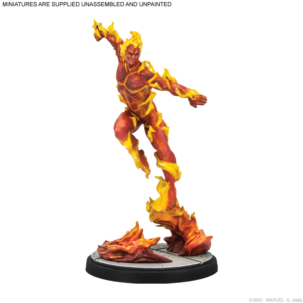 Marvel Crisis Protocol: Captain America and The Original Human Torch