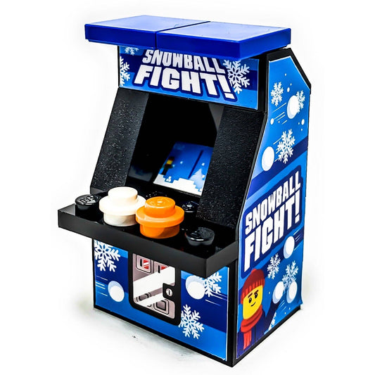 Snowball Fight - Custom Arcade Machine made with LEGO Bricks