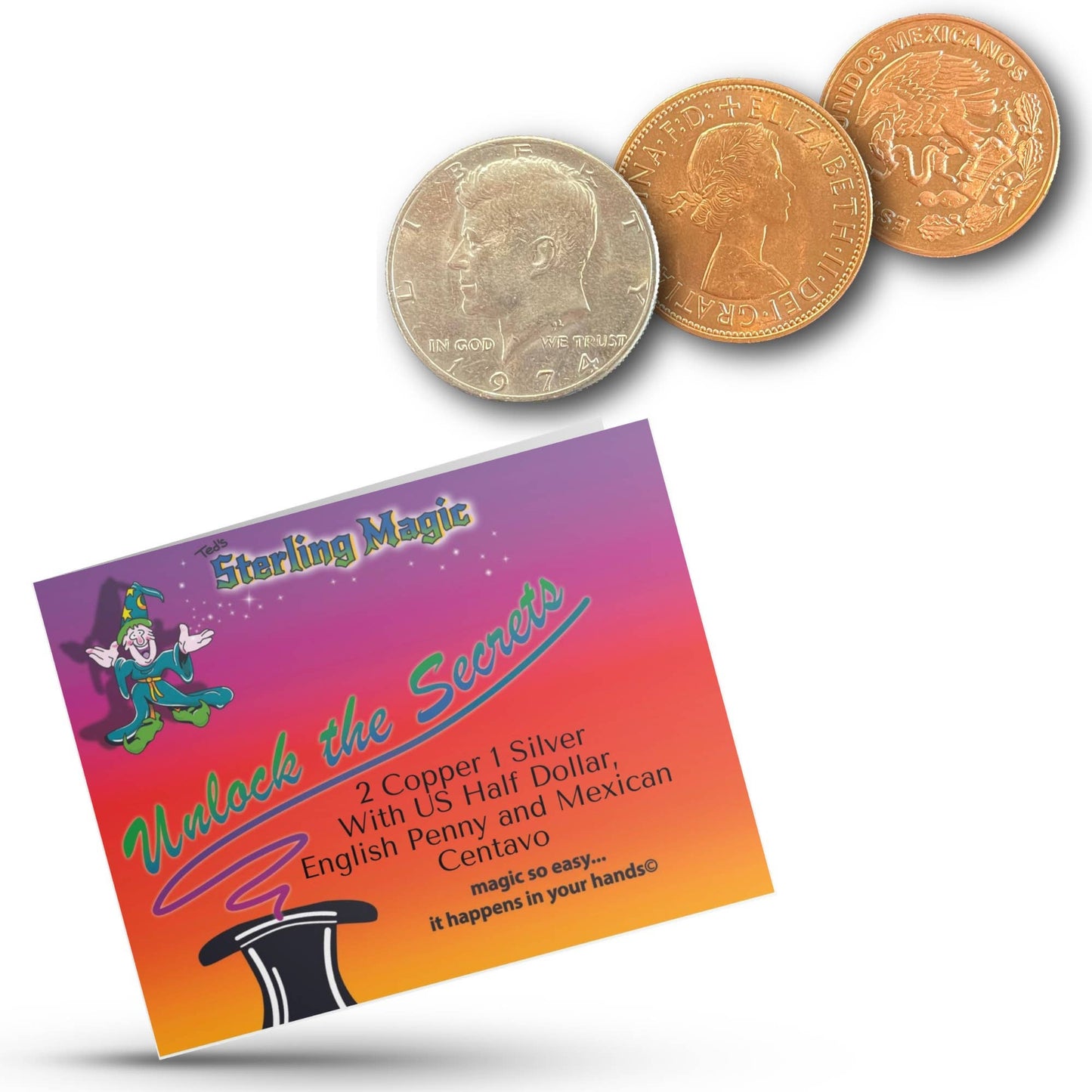 Ted's Sterling Magic 2 Copper 1 Silver Trick