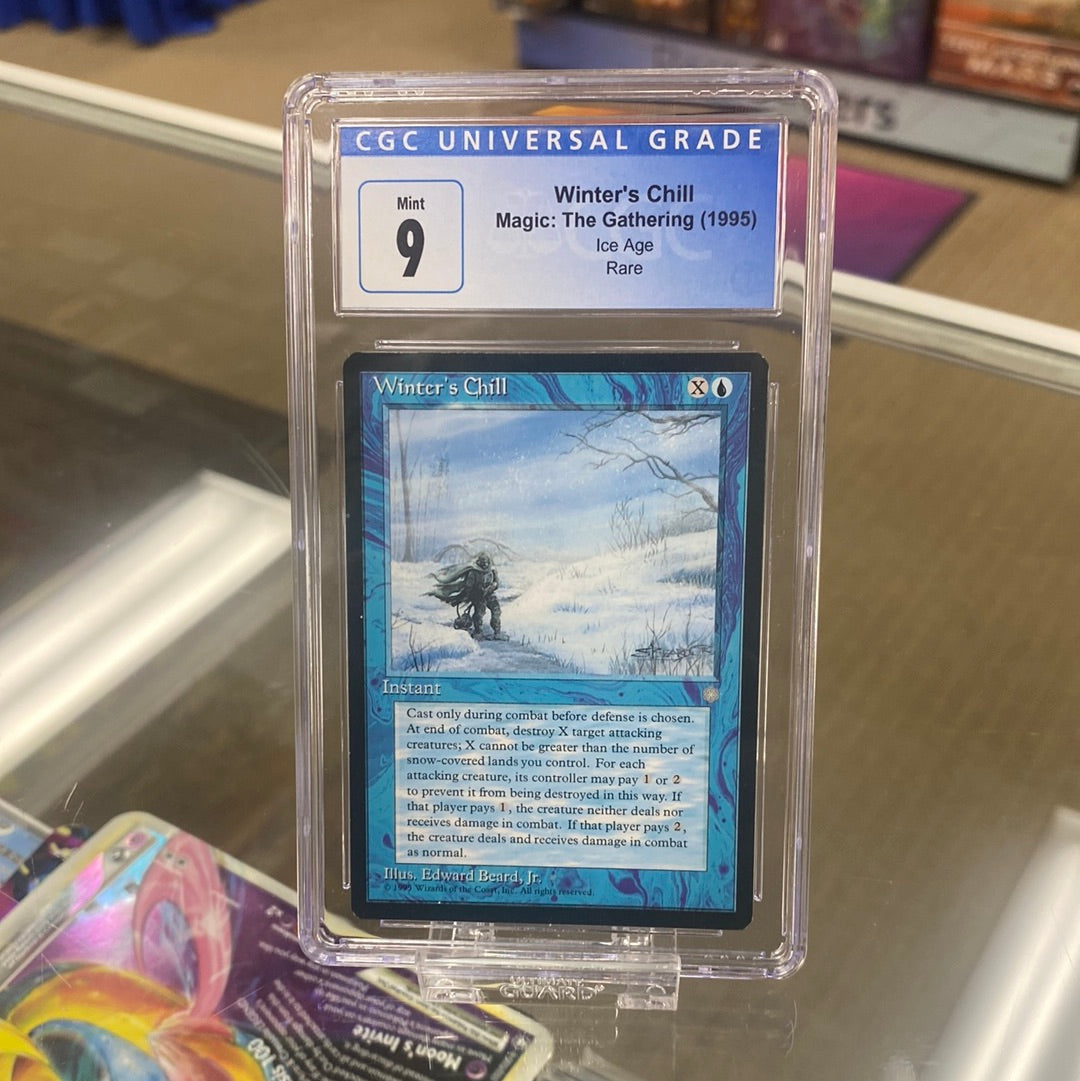 Winter's Chill- Ice Age - Graded Magic the Gathering - CGC 9 Mint