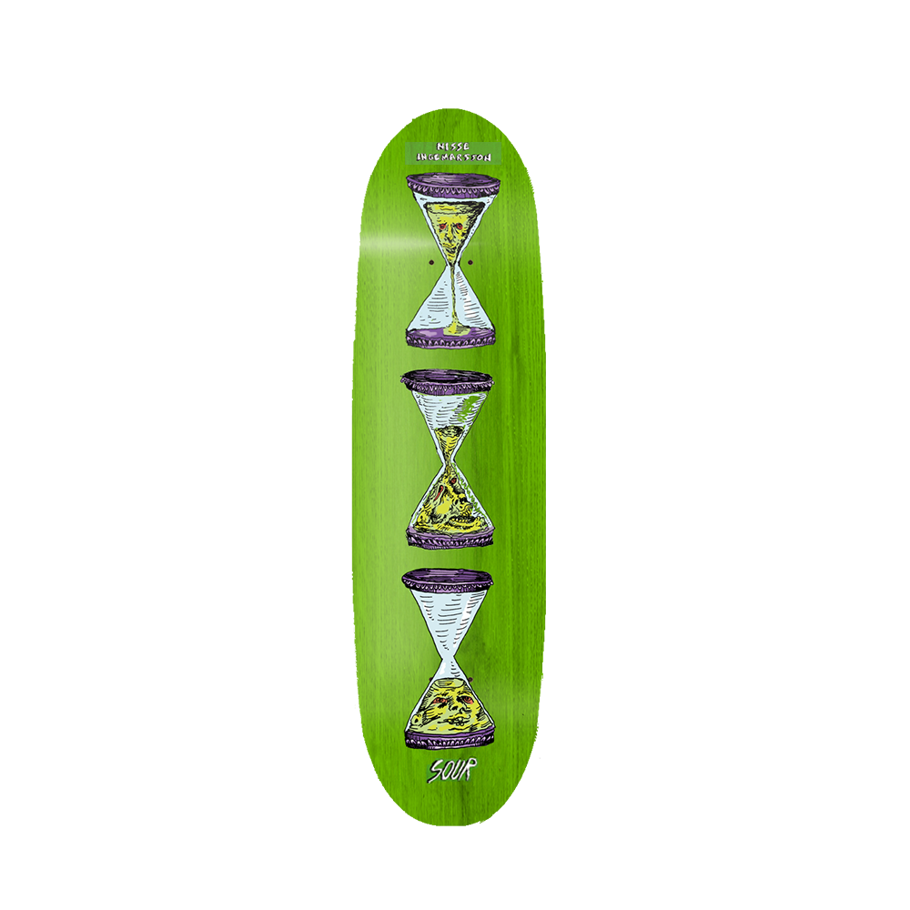 Sour Solution Nisse Melting 8.75" Egg Complete Skateboard